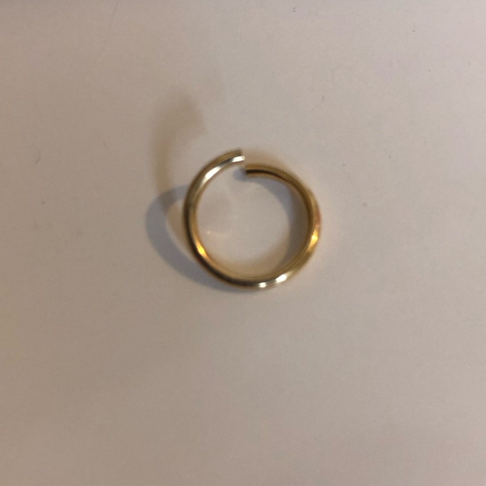 Septum or Helix seamless gold ring Body Gems